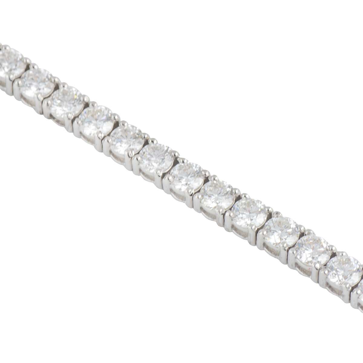 Diamond Line Bracelet 5.30ct G-H/VS | Rich Diamonds